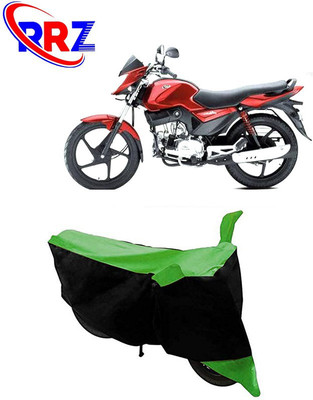 RRZ Waterproof Two Wheeler Cover for Mahindra(Stallio, Black, Green)