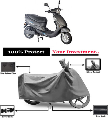Amexride Two Wheeler Cover for Avon(E Star, Grey)