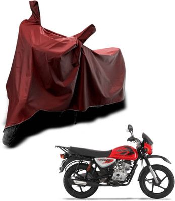 KEDIT Two Wheeler Cover for Bajaj(Boxer, Maroon)