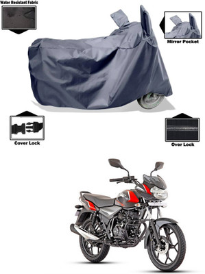 PAGORA Waterproof Two Wheeler Cover for Bajaj(Discover 110, Grey)