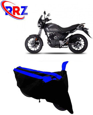 RRZ Waterproof Two Wheeler Cover for Hero(MotoCorp XPulse 200T, Black, Blue)