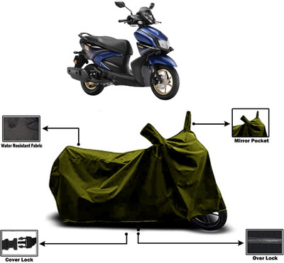 Amexride Two Wheeler Cover for Yamaha(Ray ZR, Green)
