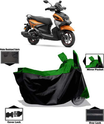 Amexride Two Wheeler Cover for Yamaha(RayZR 125 Fi, Green)