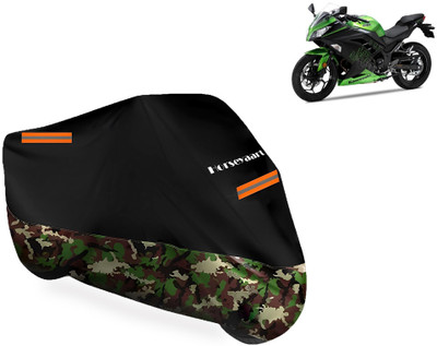 Horseyaart Waterproof Two Wheeler Cover for Kawasaki(Ninja 300 BS6, Multicolor)