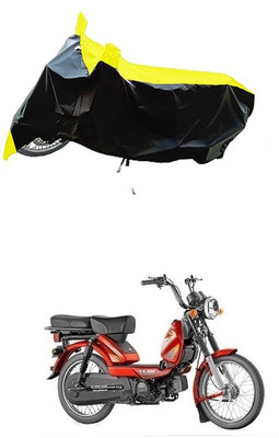 VESMEI Two Wheeler Cover for TVS(Heavy Duty, Yellow)