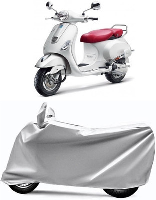 XOCAVO Two Wheeler Cover for Piaggio(Vespa VXL, Silver)