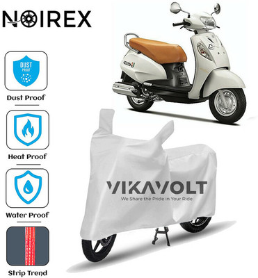 NOIREX Waterproof Two Wheeler Cover for Suzuki(Access 125, Silver)
