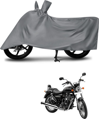 LICATOR Two Wheeler Cover for Royal Enfield(Thunderbird 500, Grey)