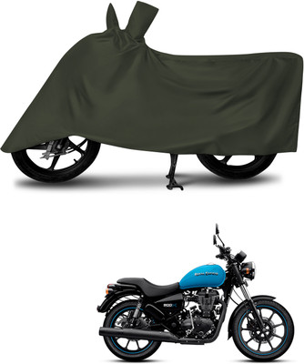 aosis Waterproof Two Wheeler Cover for Royal Enfield(Thunderbird 500, Green)