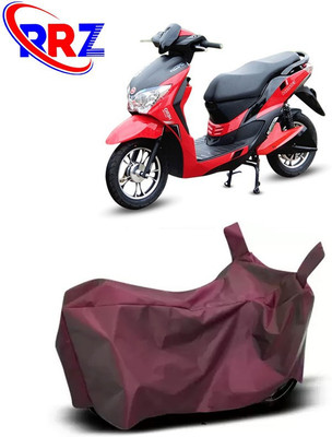 RRZ Waterproof Two Wheeler Cover for Hero Electric(Dash, Maroon)