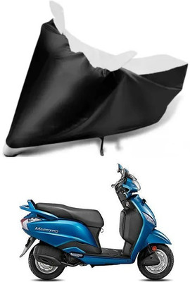 Variety Products Collection Waterproof Two Wheeler Cover for Hero(Maestro Electric, White, Black)