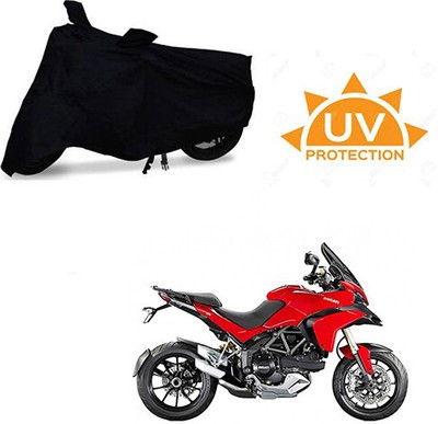 MMSSTAR Waterproof Two Wheeler Cover for Ducati(Multistrada, Black)