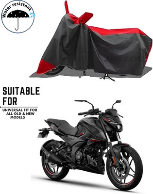 smwzxyu Waterproof Two Wheeler Cover for Bajaj(Red, Black)