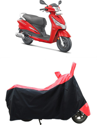 Coxtor Two Wheeler Cover for Vespa(RED 125, Red)