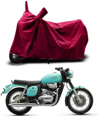 KEDIT Two Wheeler Cover for JAWA(42 BS6, Maroon)