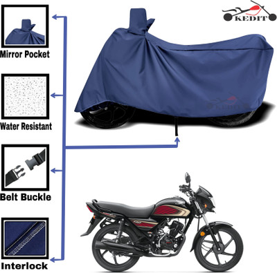 KEDIT Two Wheeler Cover for Honda(CD 100 SS, Blue)
