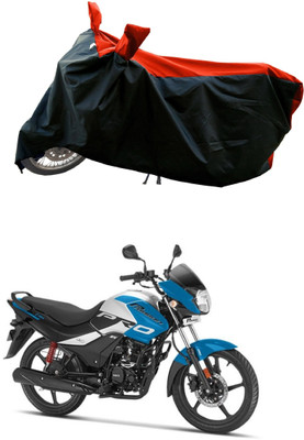 DeepShakshi AUTOMOTIVE Waterproof Two Wheeler Cover for Hero(Passion Pro i3S, Red)