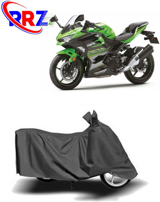 RRZ Waterproof Two Wheeler Cover for Kawasaki(Ninja 400, Grey)