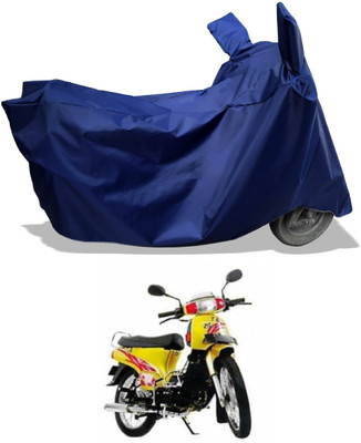 Amexride Two Wheeler Cover for Kinetic(K4, Blue)