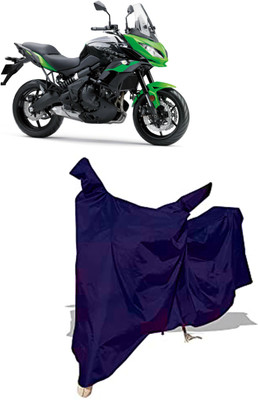 Amexride Two Wheeler Cover for Kawasaki(Versys 650 BS6, Blue)