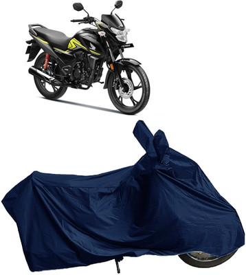 DIGGU Two Wheeler Cover for Honda(CB Shine SP, Blue)