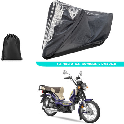 PAGORA Two Wheeler Cover for TVS(XL 100 Comfort BS6, Grey)