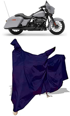 Amexride Two Wheeler Cover for Harley Davidson(Street Glide Special, Blue)
