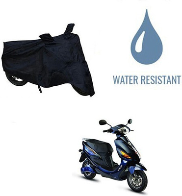 HYBRIDS COLLECTION Waterproof Two Wheeler Cover for Hero(Electric Cruz, Black)