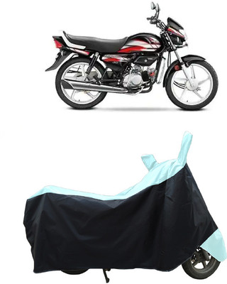 Coxtor Waterproof Two Wheeler Cover for Hero(HF Deluxe BS6, White)