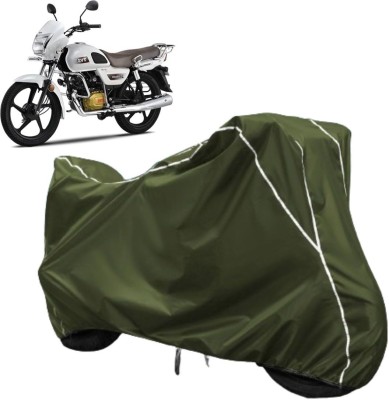 AUTOCAD Waterproof Two Wheeler Cover for TVS(Radeon, Green, White)