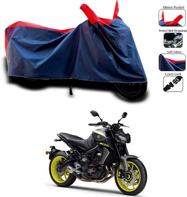 KEDIT Two Wheeler Cover for Yamaha(MT 09, Red)
