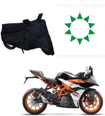 DeepShakshi AUTOMOTIVE Waterproof Two Wheeler Cover for KTM(RD 350, Black)