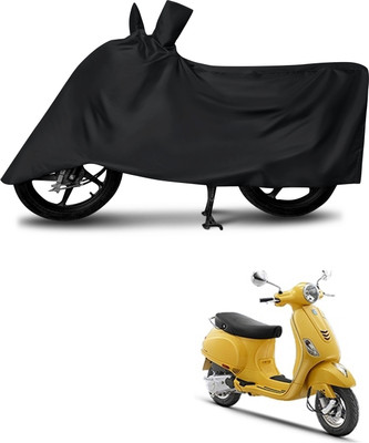 DeepShakshi AUTOMOTIVE Waterproof Two Wheeler Cover for Vespa(Vespa VXL, Black)