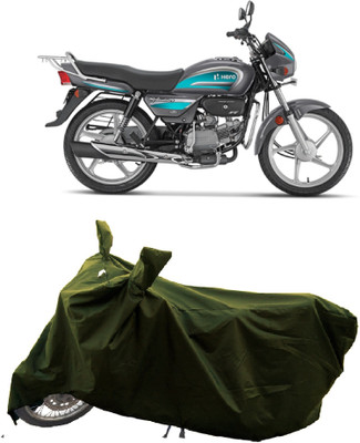GROFATIK Two Wheeler Cover for Hero(MotoCorp Splendor Plus, Green)