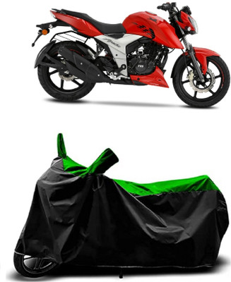 OliverX Waterproof Two Wheeler Cover for TVS(Apache RTR 160 4V, Green)
