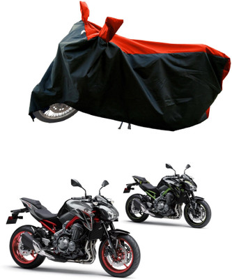 AESTRYD Two Wheeler Cover for Kawasaki(Z900 BS6, Red)