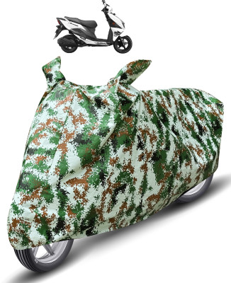 Auto Hub Waterproof Two Wheeler Cover for Suzuki(Avenis 125, Green)