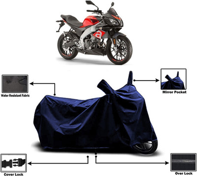 Amexride Two Wheeler Cover for Aprilia(Tuono 150 BS6, Blue)