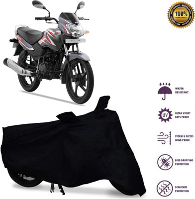 WMIZEXA Waterproof Two Wheeler Cover for TVS(Sport, Black)