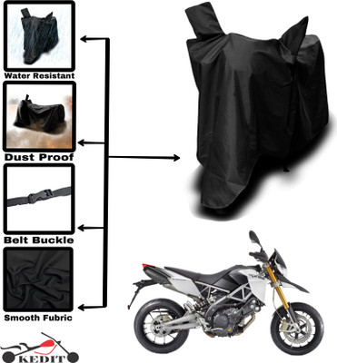 AASHTIK MART Two Wheeler Cover for Aprilia(Dorsoduro 900, Black)