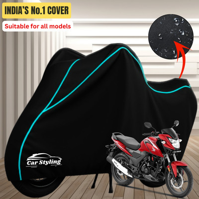 Car Styling Waterproof Two Wheeler Cover for Honda(SP 125, Maroon, Yellow)