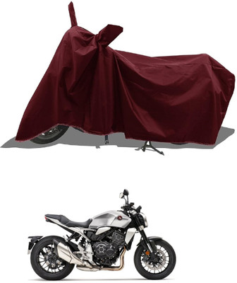 DeepShakshi AUTOMOTIVE Waterproof Two Wheeler Cover for Honda(CB1000R, Maroon)