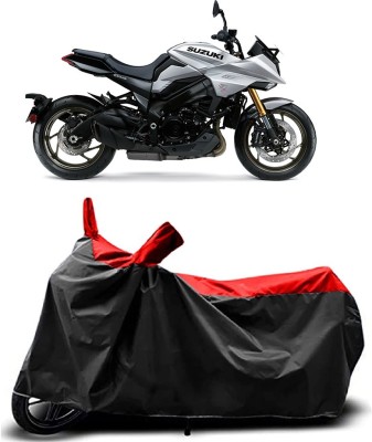 MMSSTAR Waterproof Two Wheeler Cover for Suzuki(Katana BS6, Red)