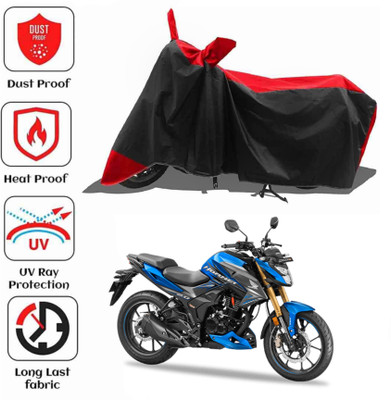 AIKOZIYA Waterproof Two Wheeler Cover for Honda(Hornet 2.0, Black, Red)