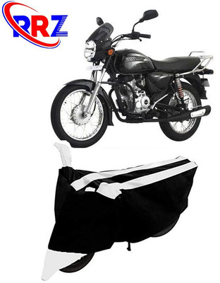 RRZ Waterproof Two Wheeler Cover for Bajaj(Boxer BM 150, Black, White)
