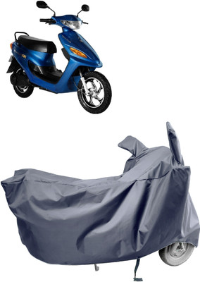 Amexride Two Wheeler Cover for Indus(Yo Electron, Grey)