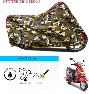ANTHUB Waterproof Two Wheeler Cover for Mahindra(Duro 125, Multicolor)