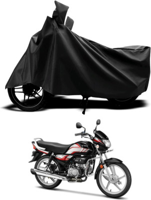 WMIZEXA Waterproof Two Wheeler Cover for Hero(HF Deluxe BS6, Black)