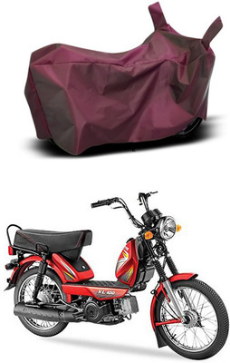 Mdstar Waterproof Two Wheeler Cover for TVS(Heavy Duty, Maroon)