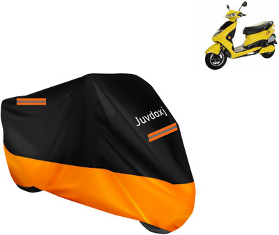 Juvdoxj Waterproof Two Wheeler Cover for Okinawa(R30 electric scooter, Orange)